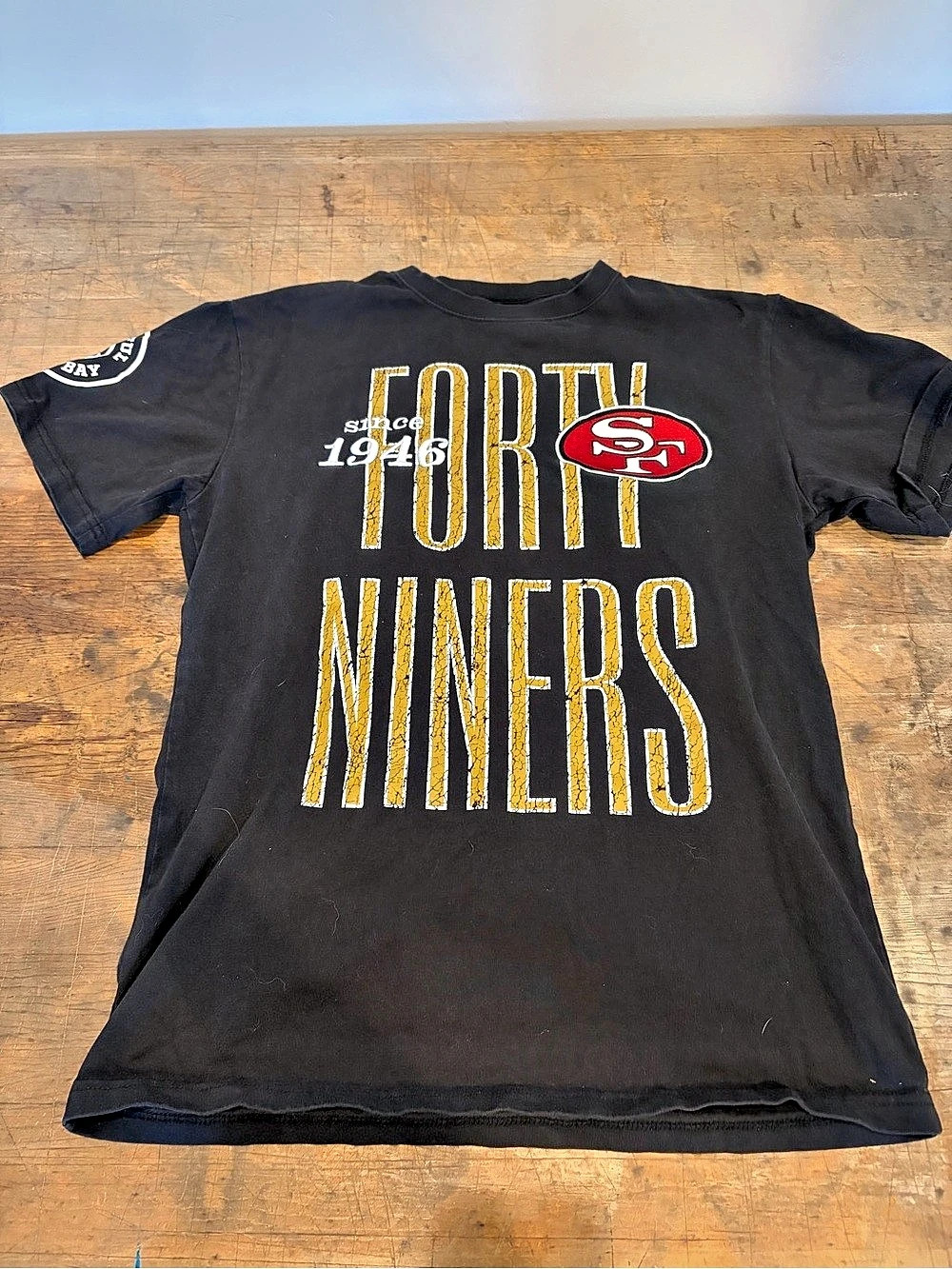 Mitchell & Ness San Francisco 49ers Faithful to the Bay T-Shirt Tee Men's Black